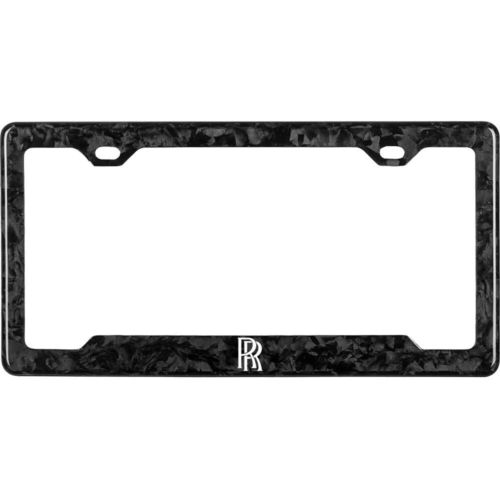 ROLL'S ROYCE 100% REAL CARBON FIBER CAR LICENSE PLATE FRAME