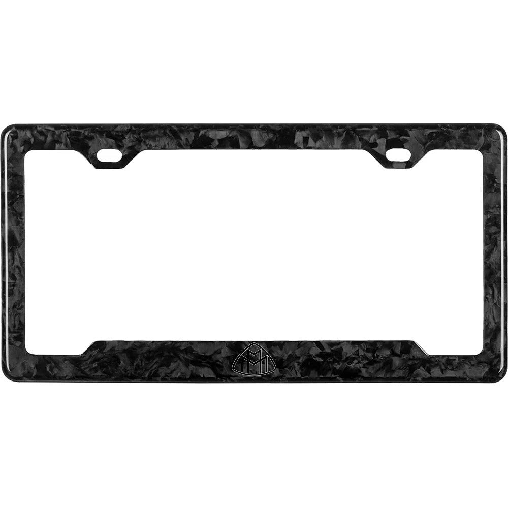 MAYBACH BLACK 100% REAL CARBON FIBER CAR LICENSE PLATE FRAME