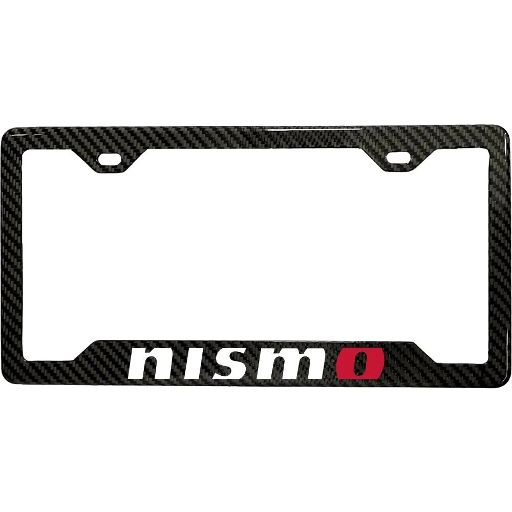 NISMO 100% REAL CARBON FIBER CAR LICENSE PLATE FRAME
