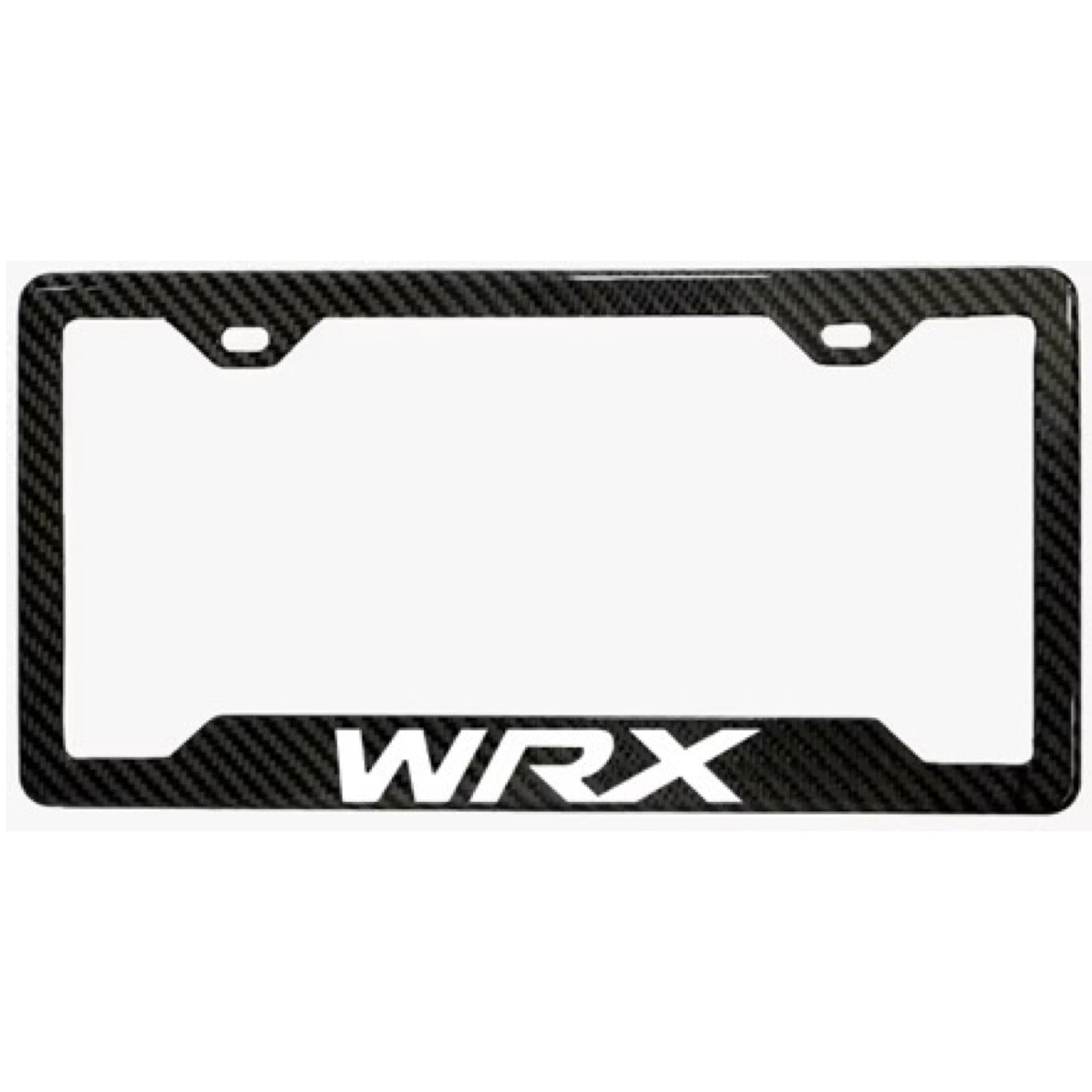 SUBARU WRX 100% REAL CARBON FIBER CAR LICENSE PLATE FRAME